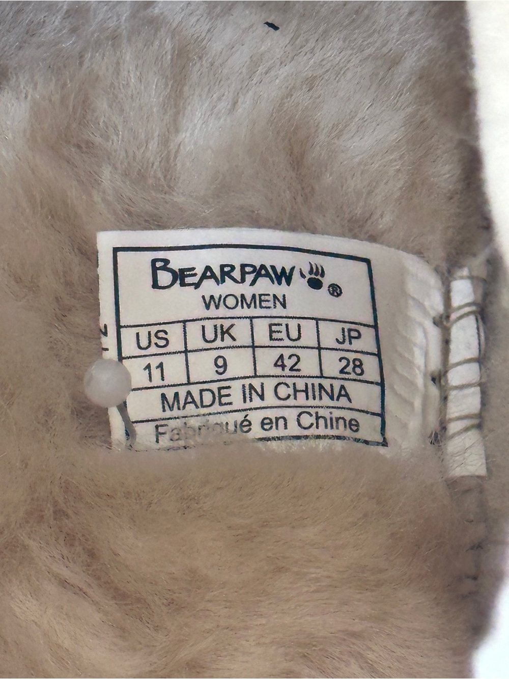 BearPaw NWT Megan Tan Suede Short Zip Winter Boots Wedge - Picture 7 of 10